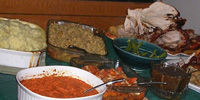 Thanksgiving 2007; Injected bird at top right!