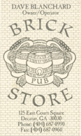 Brick Store Pub Decatur, GA
