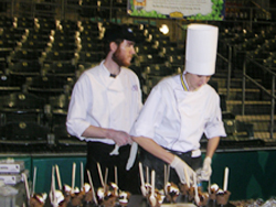 2013 Field of Beers -  Dessert Station /  Poached Egg and Corned Beef