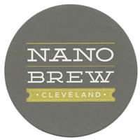 Nano Brew Cleveland, OH Coaster Art