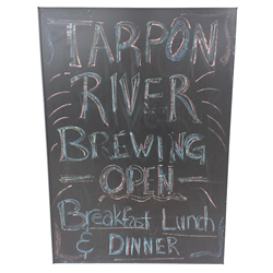 Tarpon River Brewing Front Sign / Front View