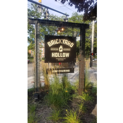 Brickyard Hollow Brewing Co Outside Sign / Bar Area