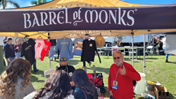 Photo of Barrel of Monks booth / Brewmasters Club booth